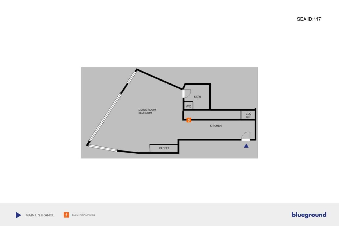 Downtown Studio W Gym Wd Nr Shops Sea-117 * Bellevue
